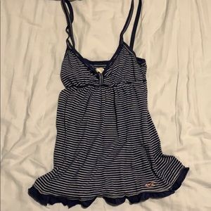 Hollister striped tank top